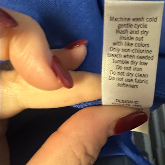 Great Blue Athleta womens Zip Up Hoodie Medium - Picture 8 of 8